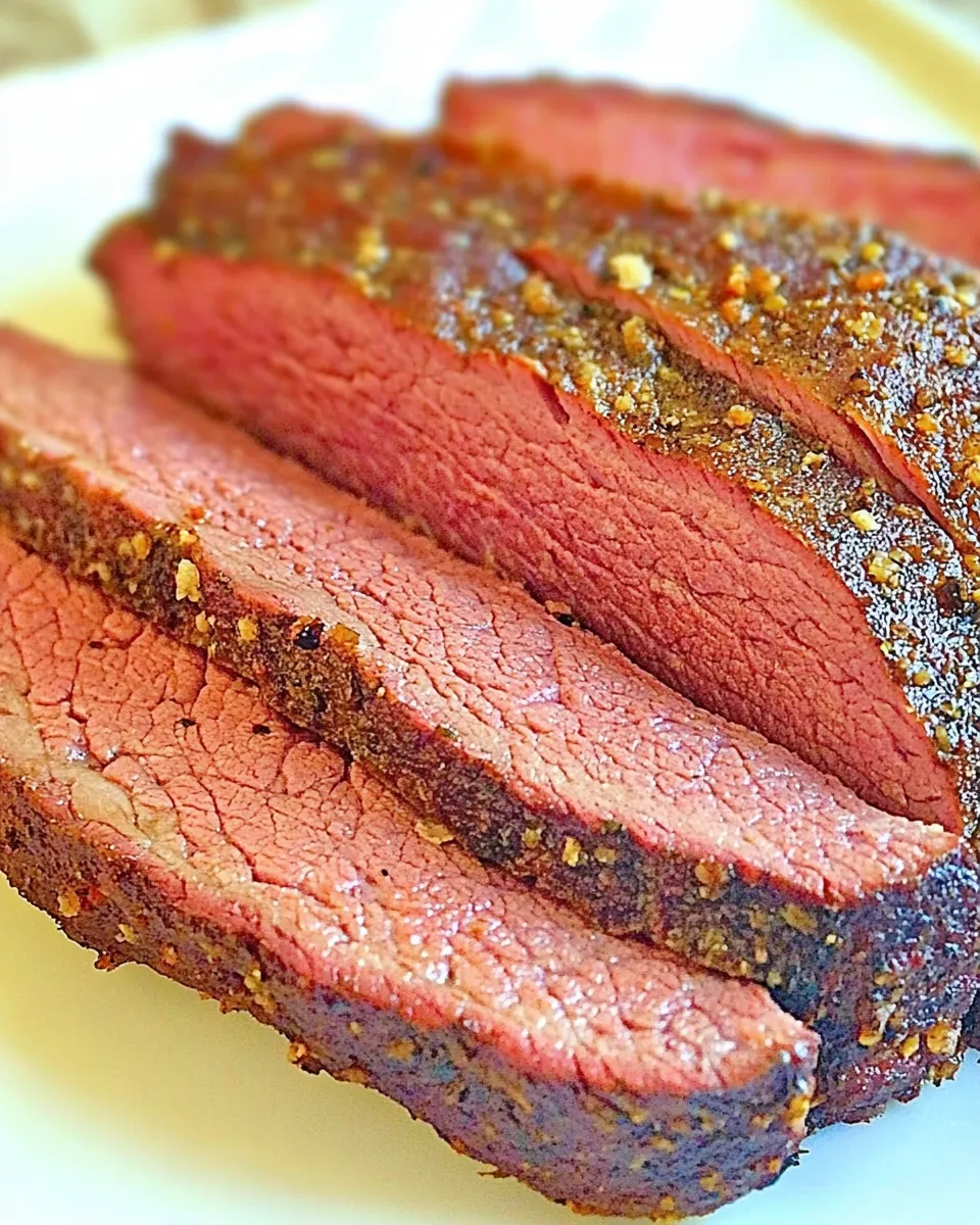 Delicious Homemade Pastrami Recipe shot