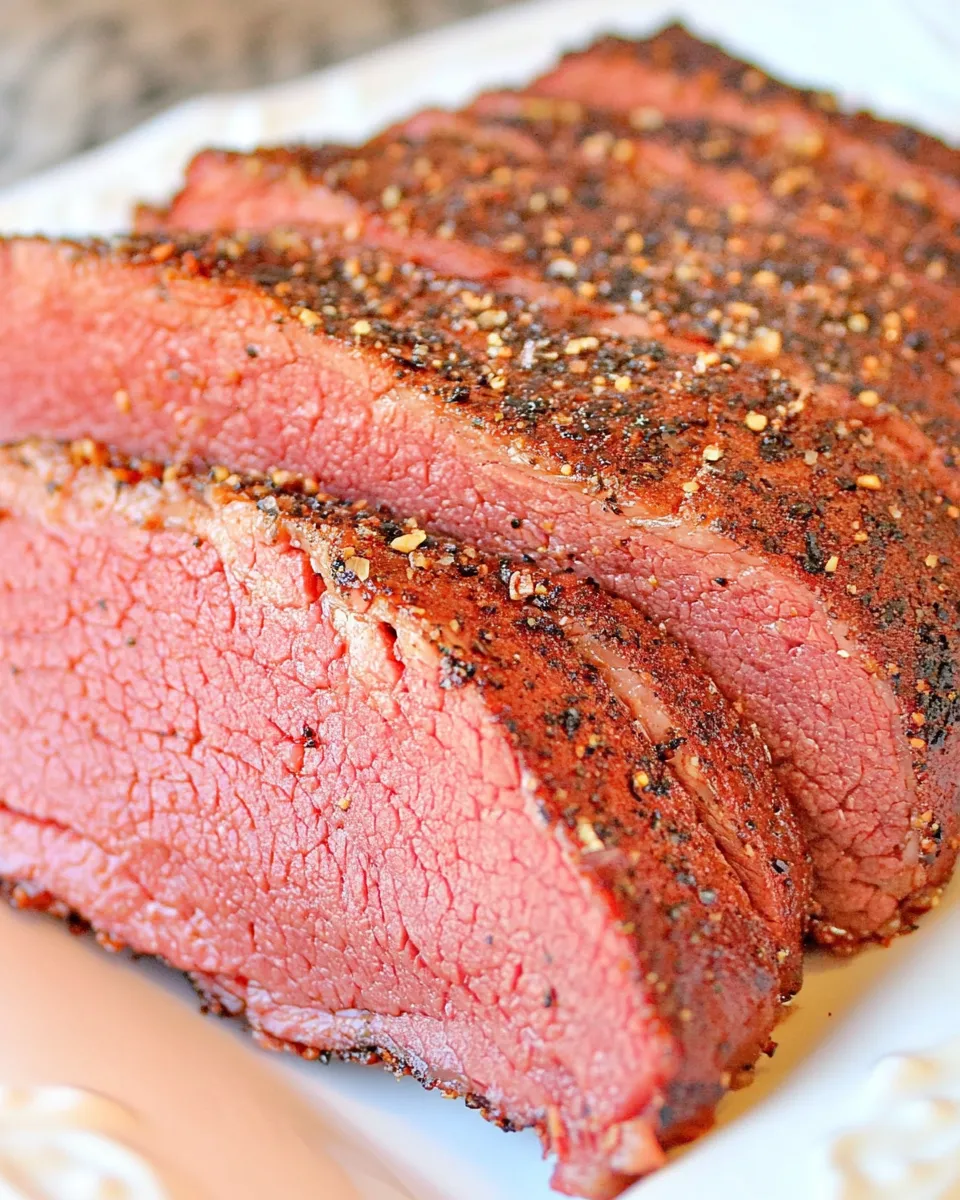 Quick Homemade Pastrami Recipe dish photo