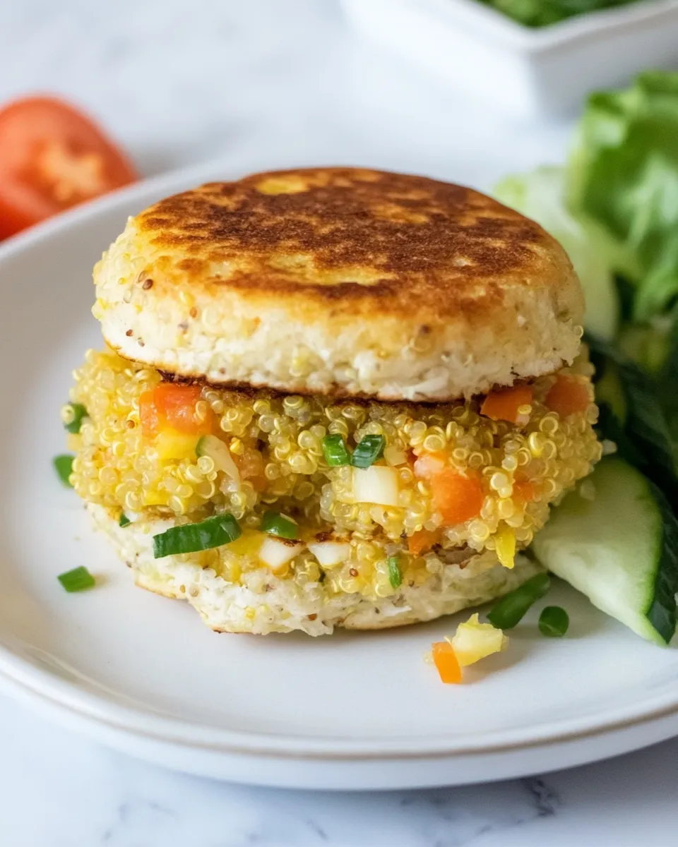 Healthy Homemade Quinoa Burgers food photo