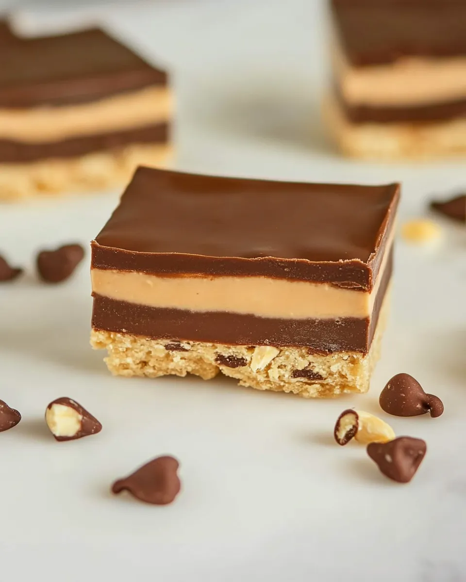 Easy Homemade Snickers Bars recipe photo
