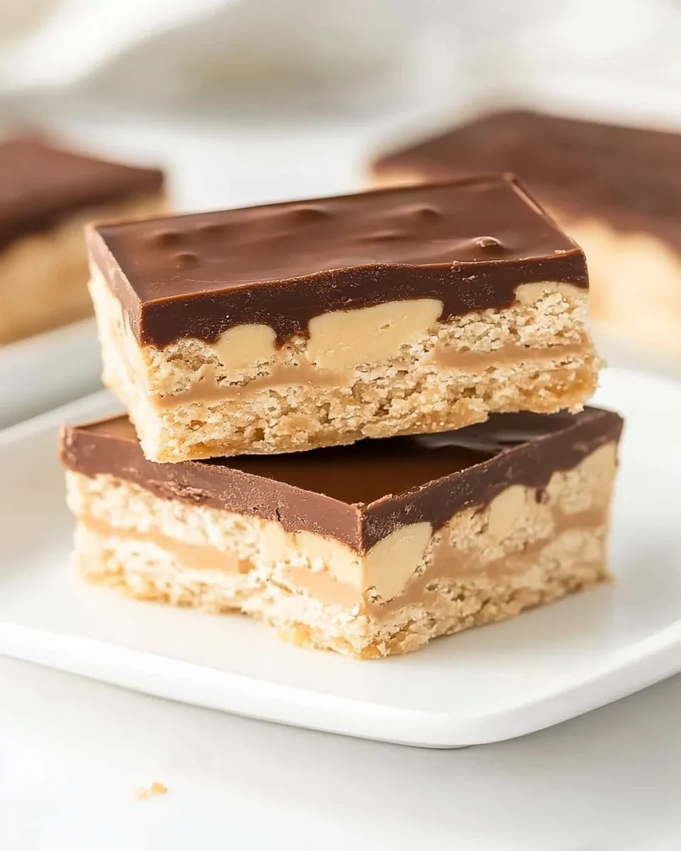 Delicious Homemade Snickers Bars image