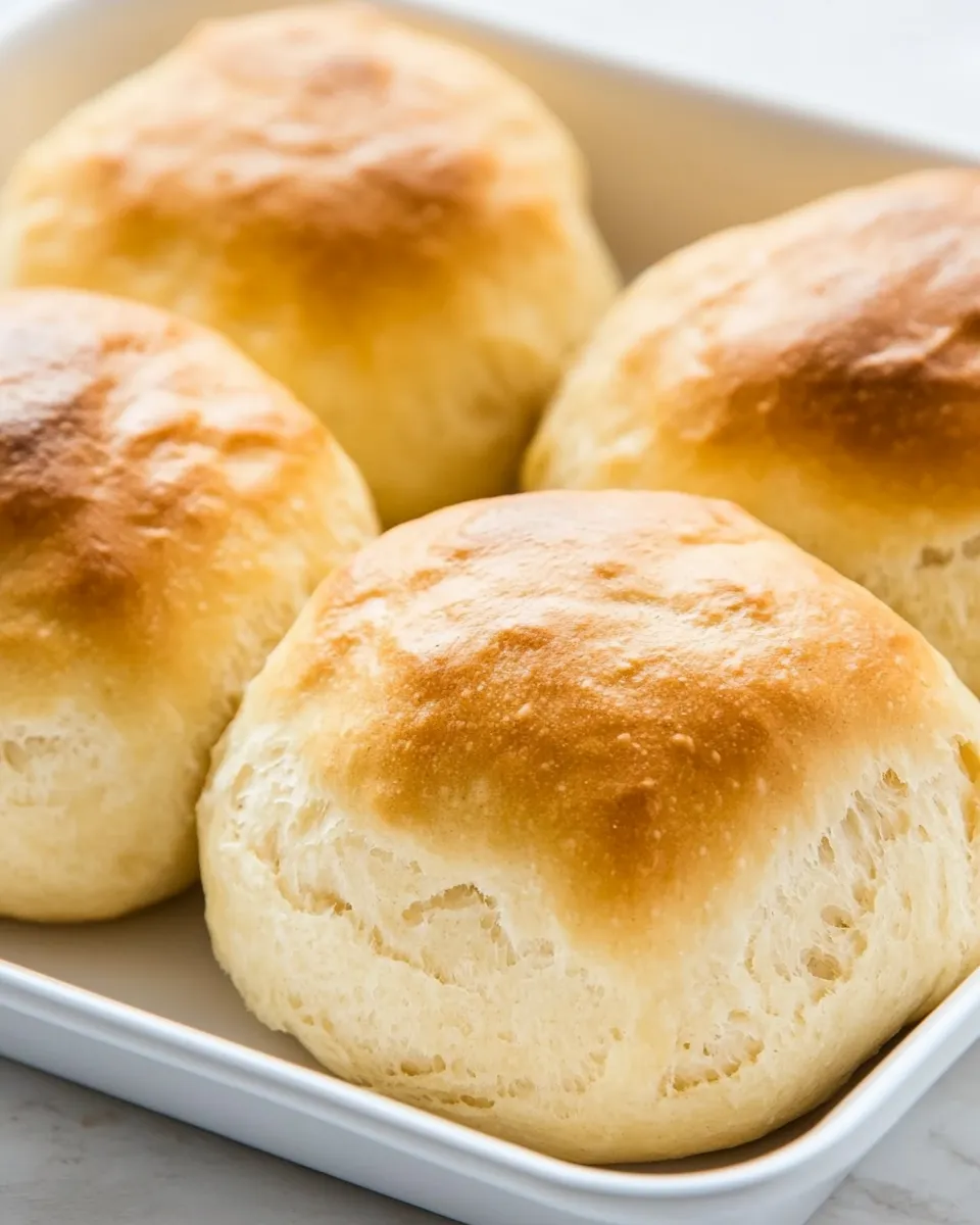 Quick Homemade Super Soft Dinner Rolls dish photo