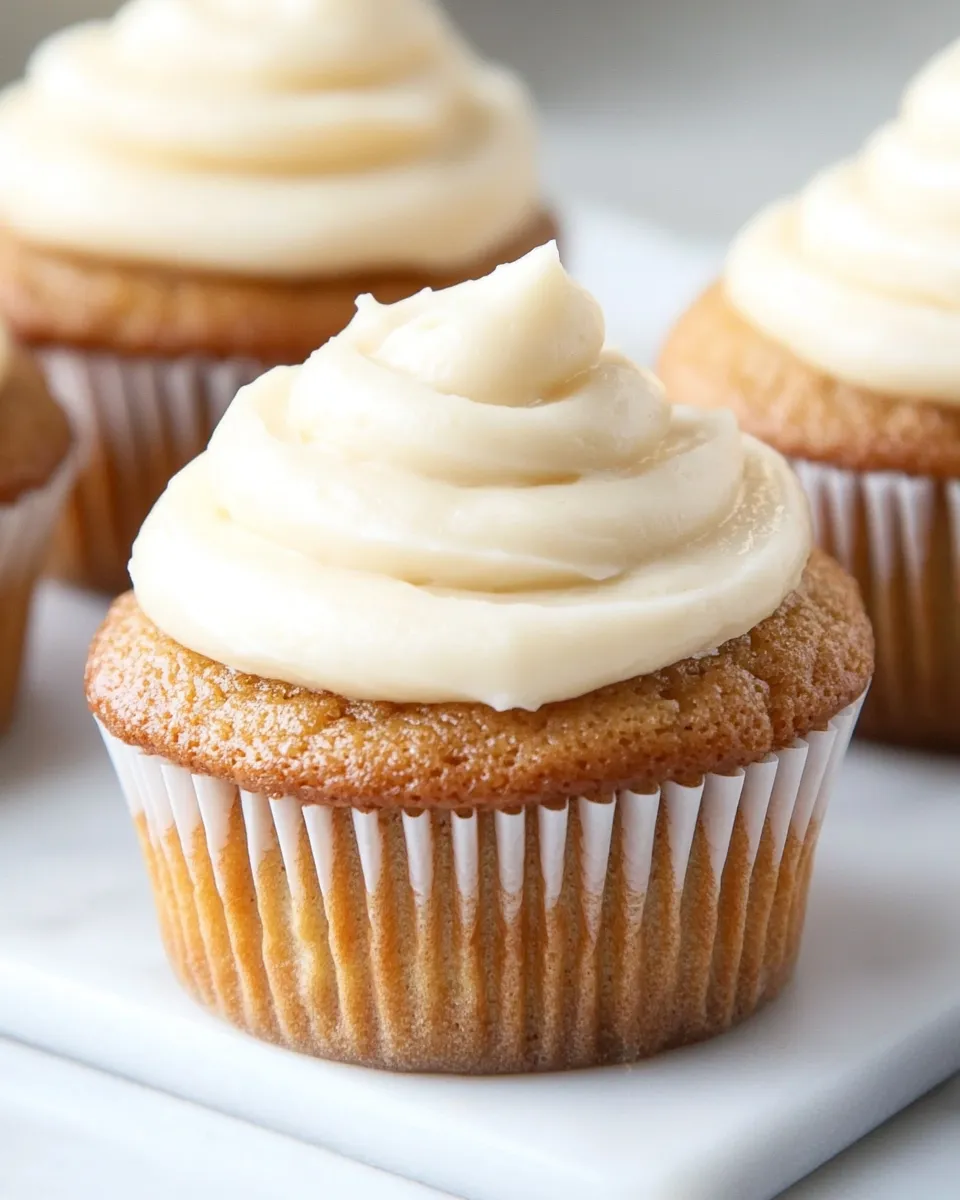 Delicious Honey Cupcakes with Vanilla Frosting recipe photo