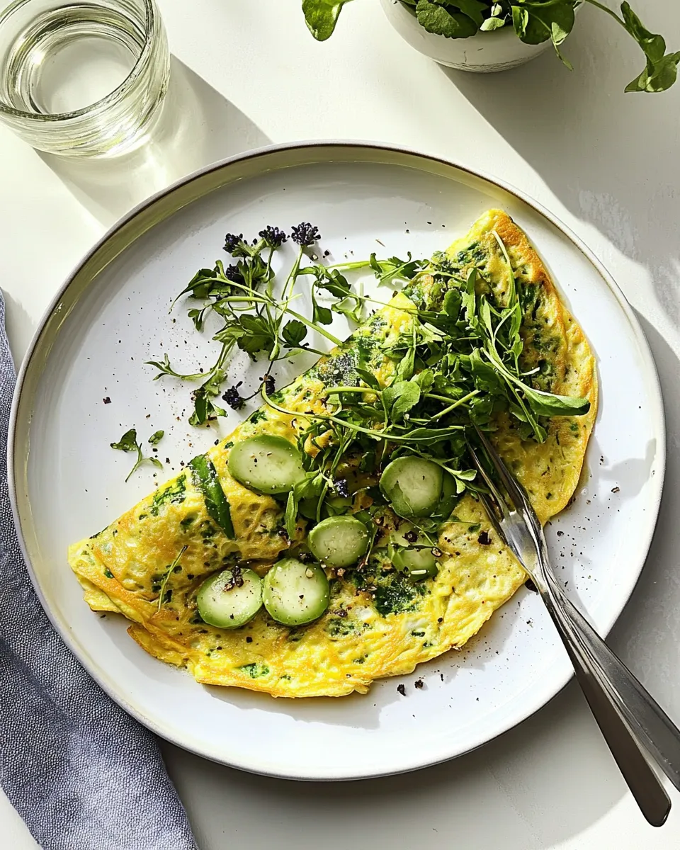 Quick How to Make An Omelette shot