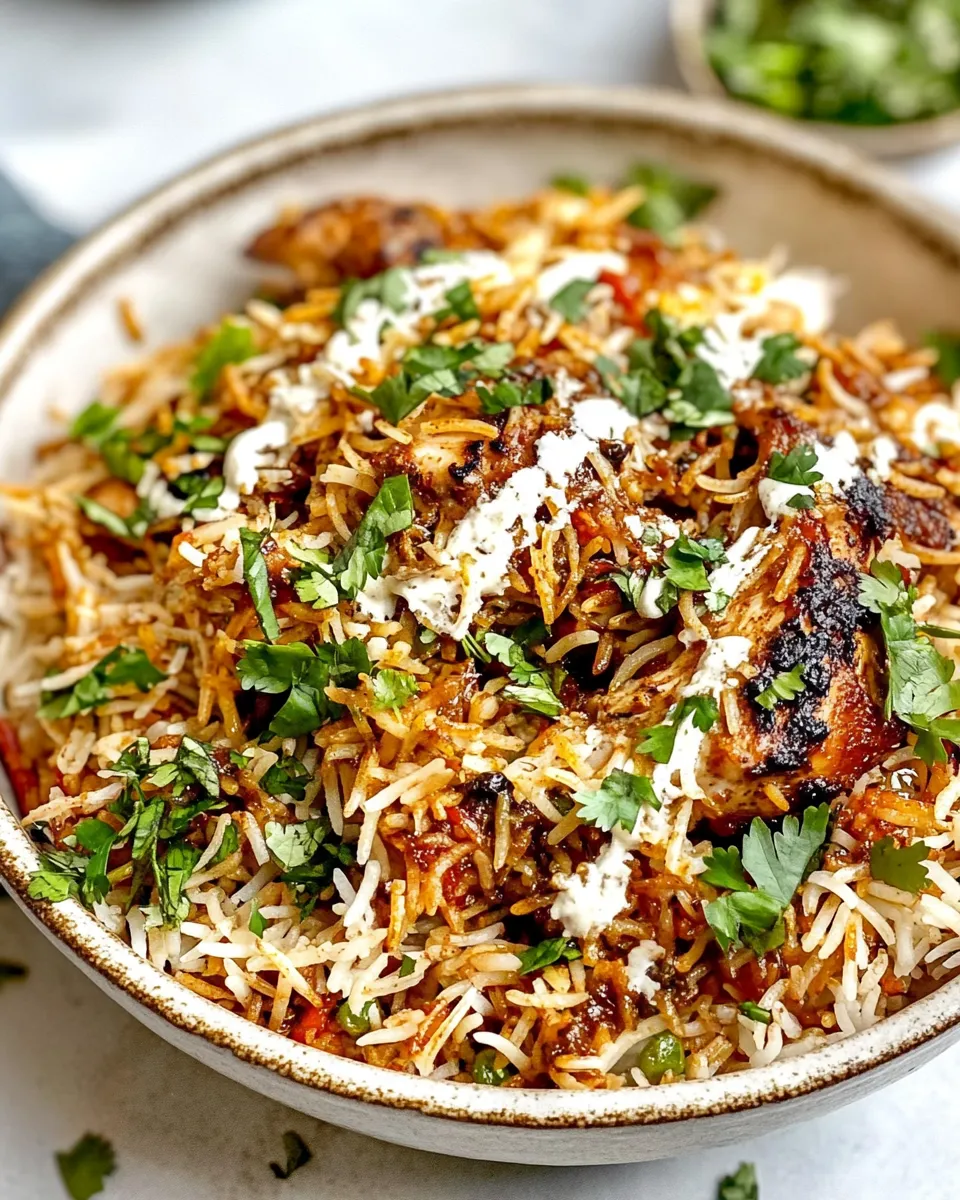 Savory How to Make Biryani Chicken shot