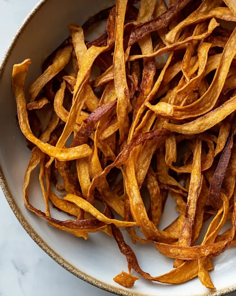 Easy How to Make Crispy Tortilla Strips photo
