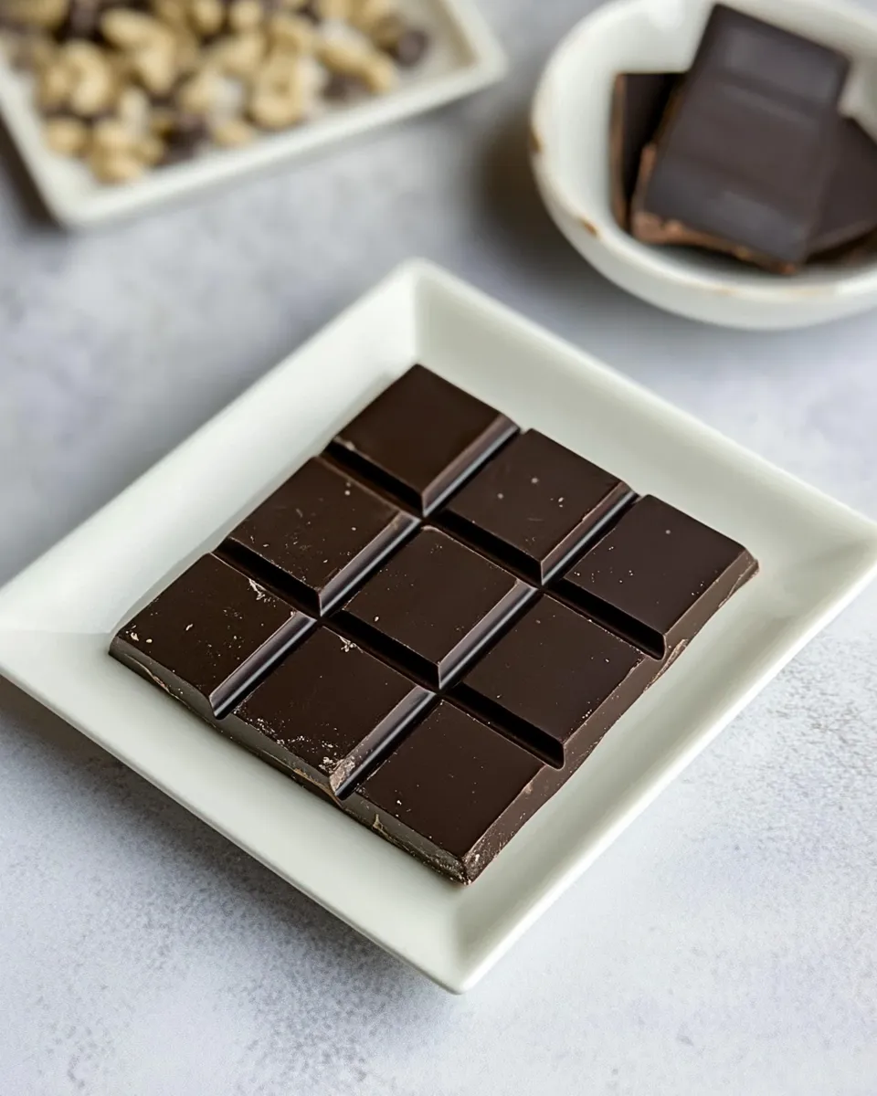 Easy How to Make Dark Chocolate Bars recipe photo