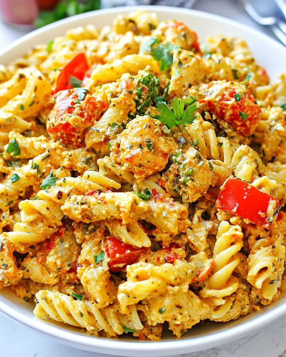 Homemade Indian Curry Pasta Salad Recipe photo