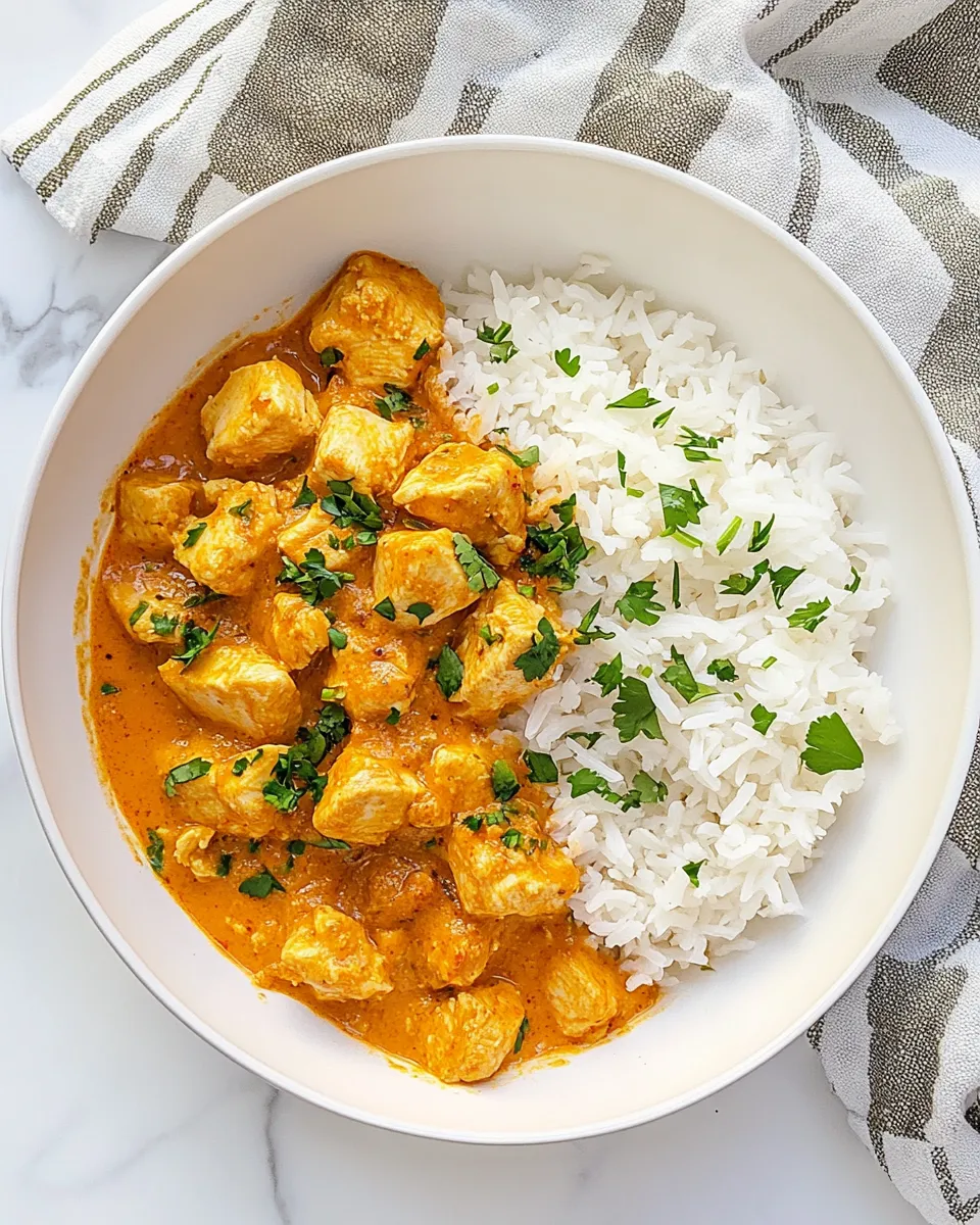Delicious Instant-Pot Chicken Tikka Masala shot