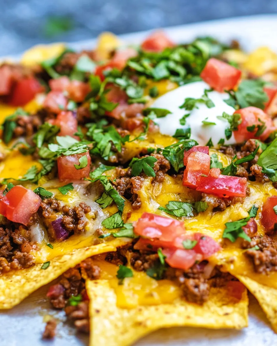Classic Instant Pot Cheesy Beef Nachos image