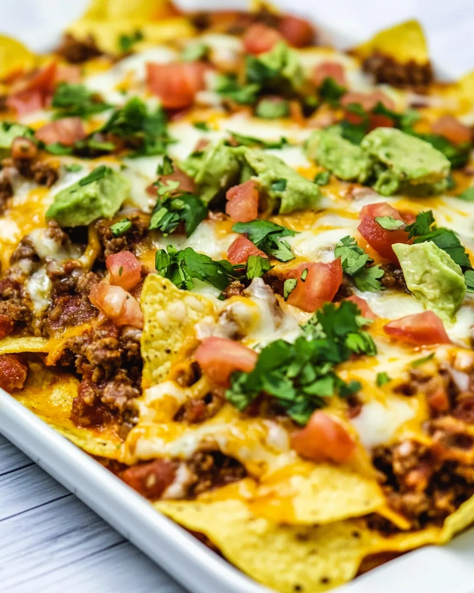 Easy Instant Pot Cheesy Beef Nachos recipe photo
