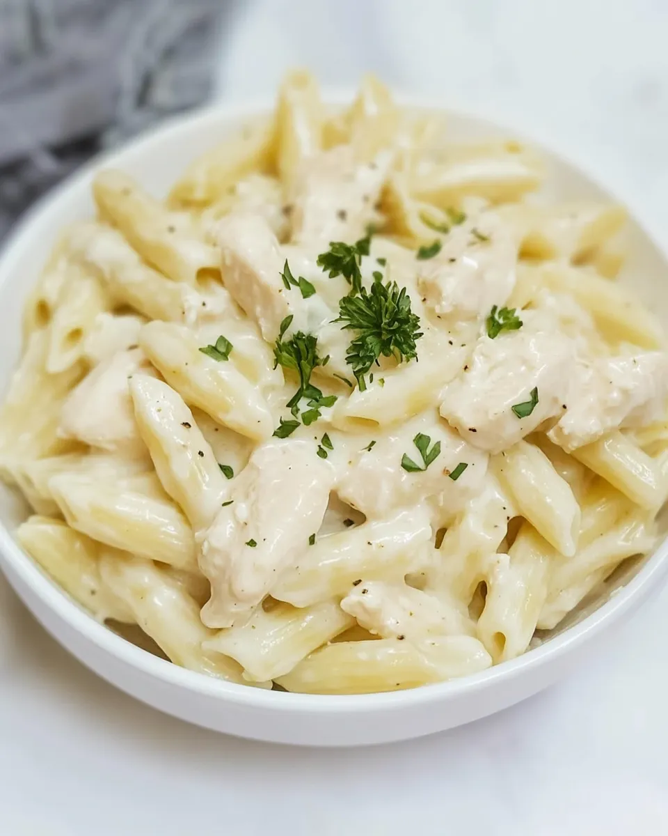 Easy Instant Pot Chicken Alfredo Pasta photo