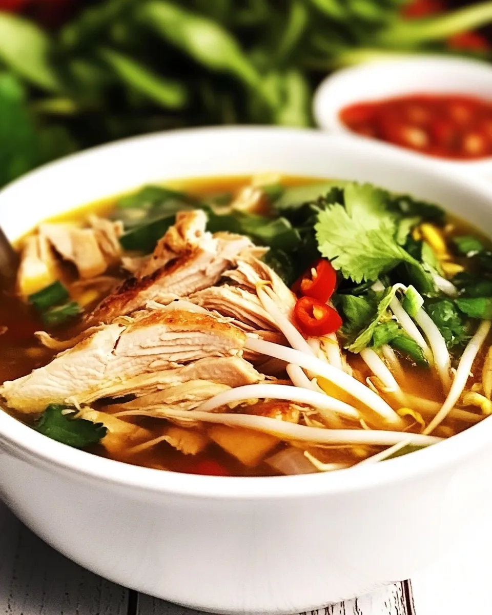 Easy Instant Pot Vietnamese Chicken Pho recipe photo