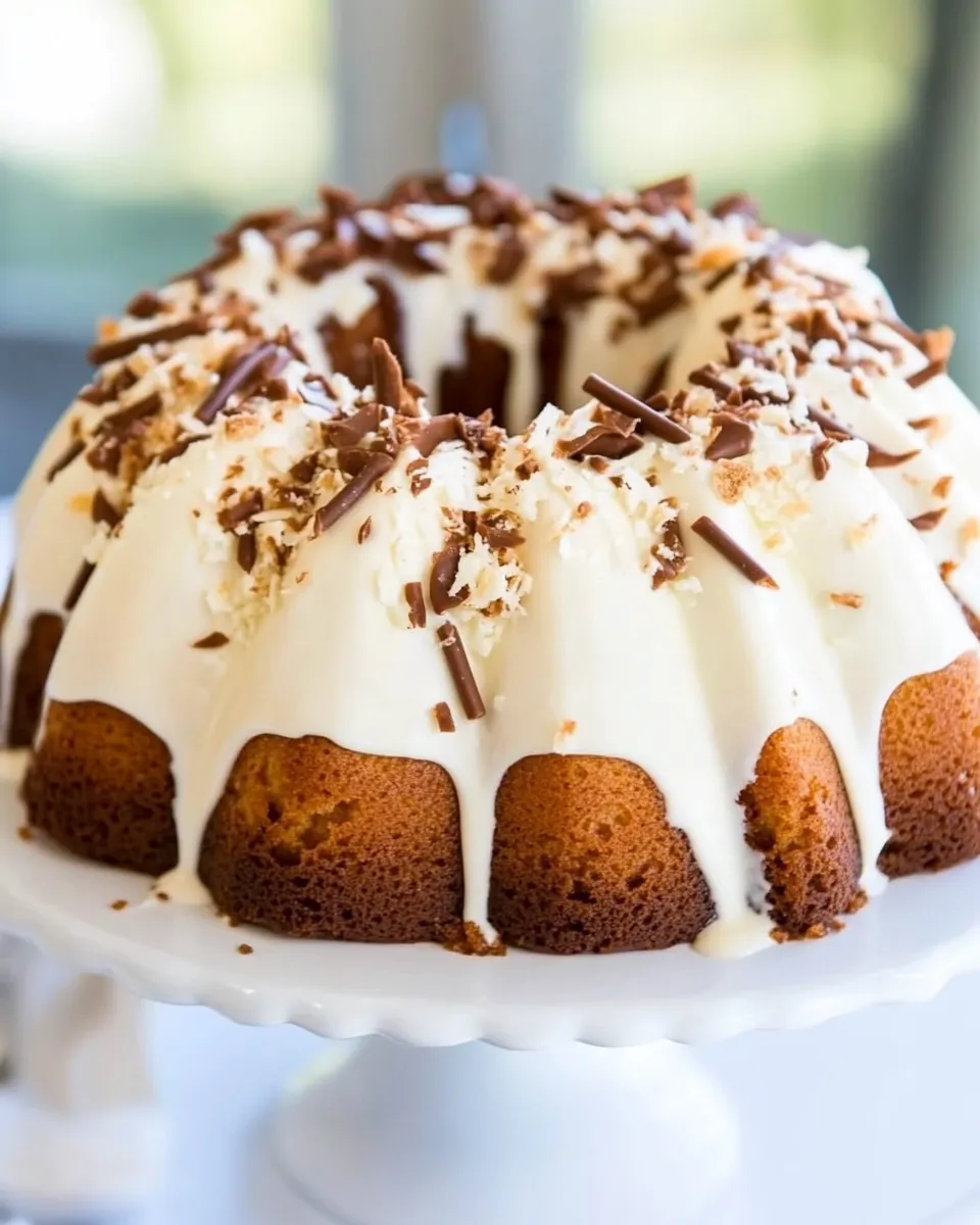 Homemade Italian Cream Bundt Cake photo