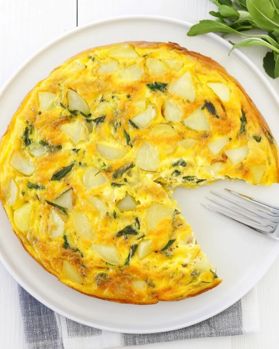 Easy Italian Potato Frittata recipe photo