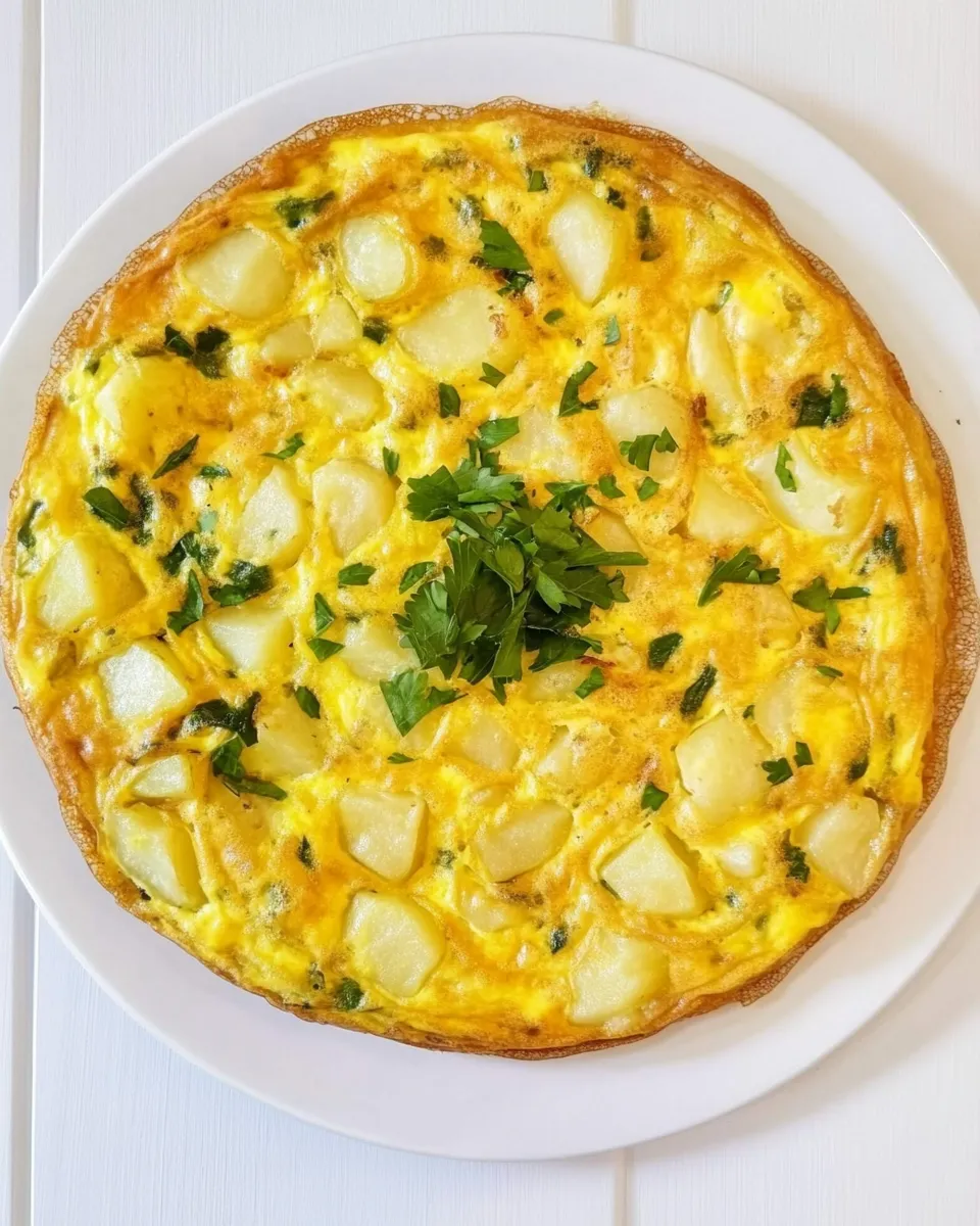 Delicious Italian Potato Frittata shot