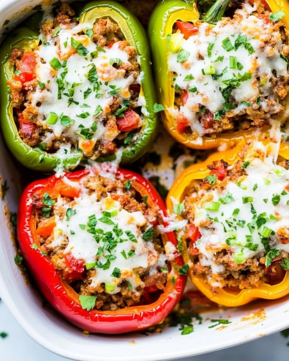 Classic Italian Sausage Stuffed Peppers image