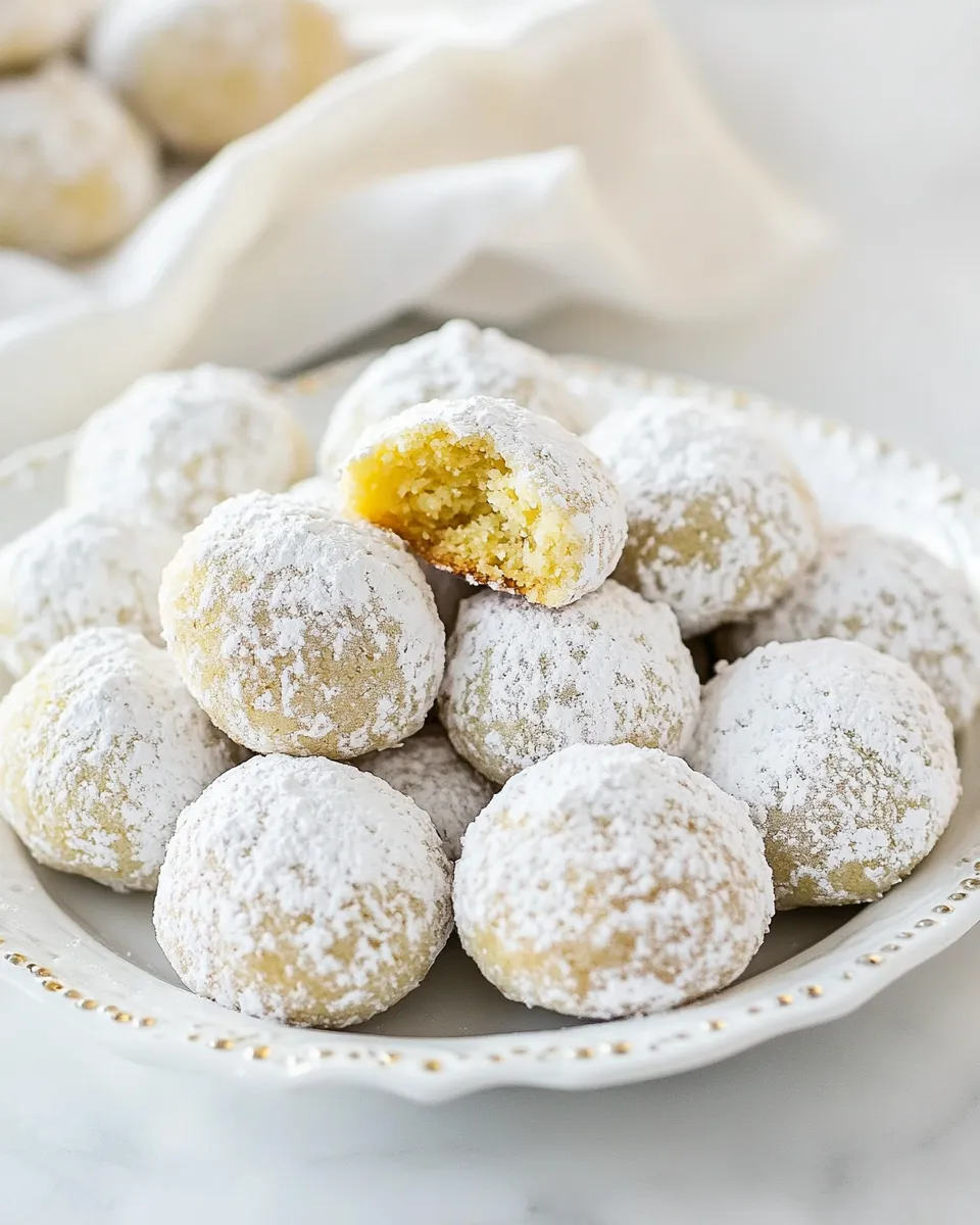 Homemade Italian Wedding Cookies photo