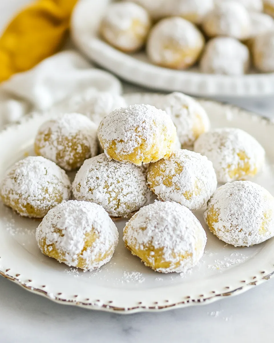 Classic Italian Wedding Cookies image