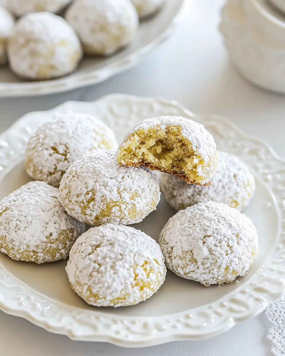 Easy Italian Wedding Cookies recipe photo