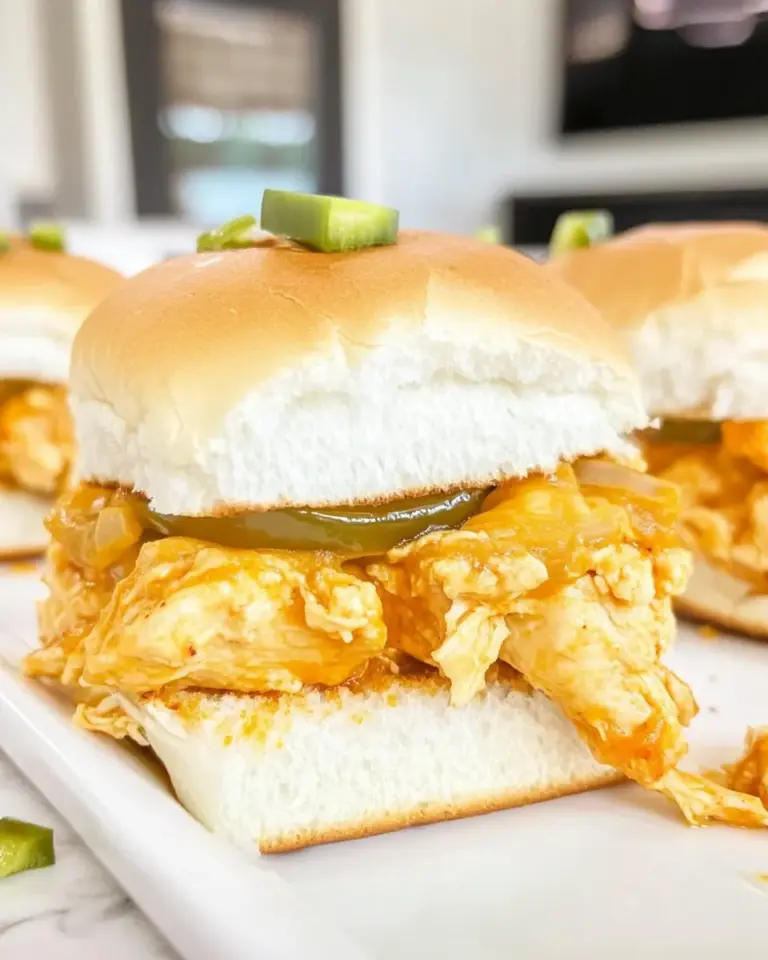 Homemade Jalapeno Popper Chicken Sliders photo
