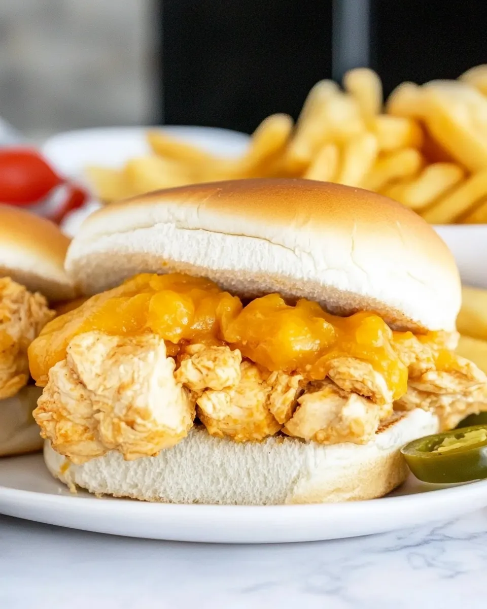 Classic Jalapeno Popper Chicken Sliders image