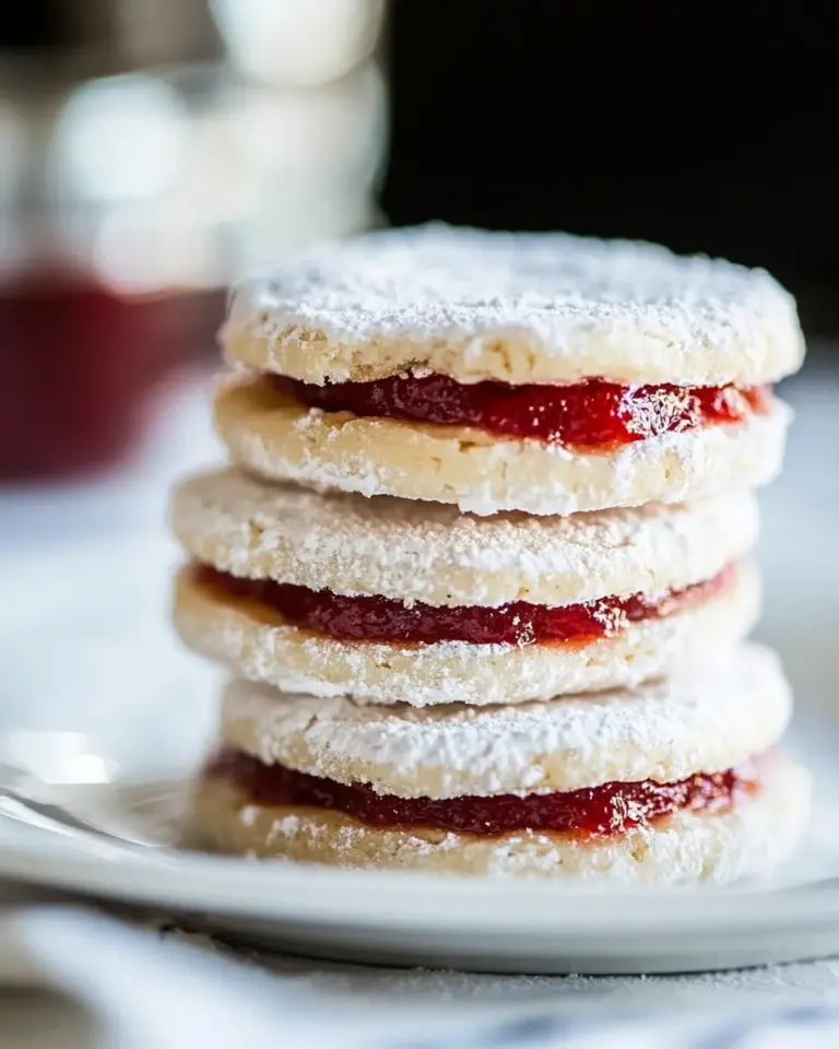 Homemade Jam Filled Sandwich Cookies (Zirochki) photo