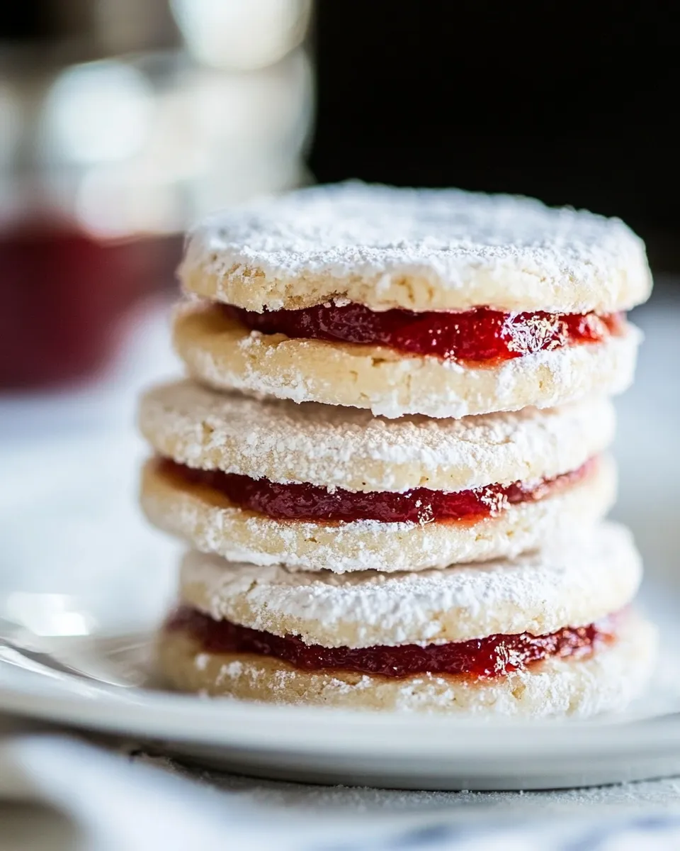 Homemade Jam Filled Sandwich Cookies (Zirochki) photo