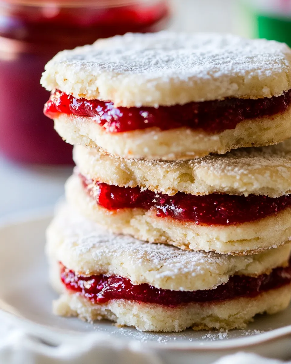 Classic Jam Filled Sandwich Cookies (Zirochki) image