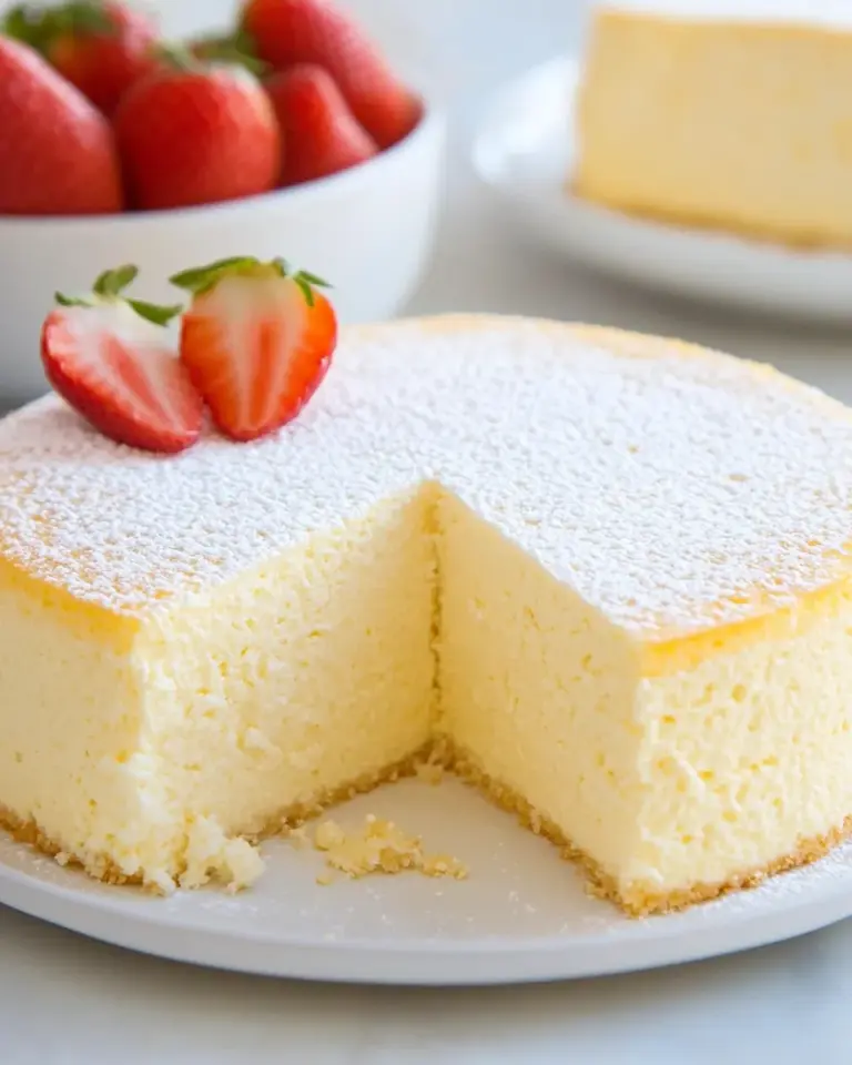 Homemade Japanese Cheesecake photo