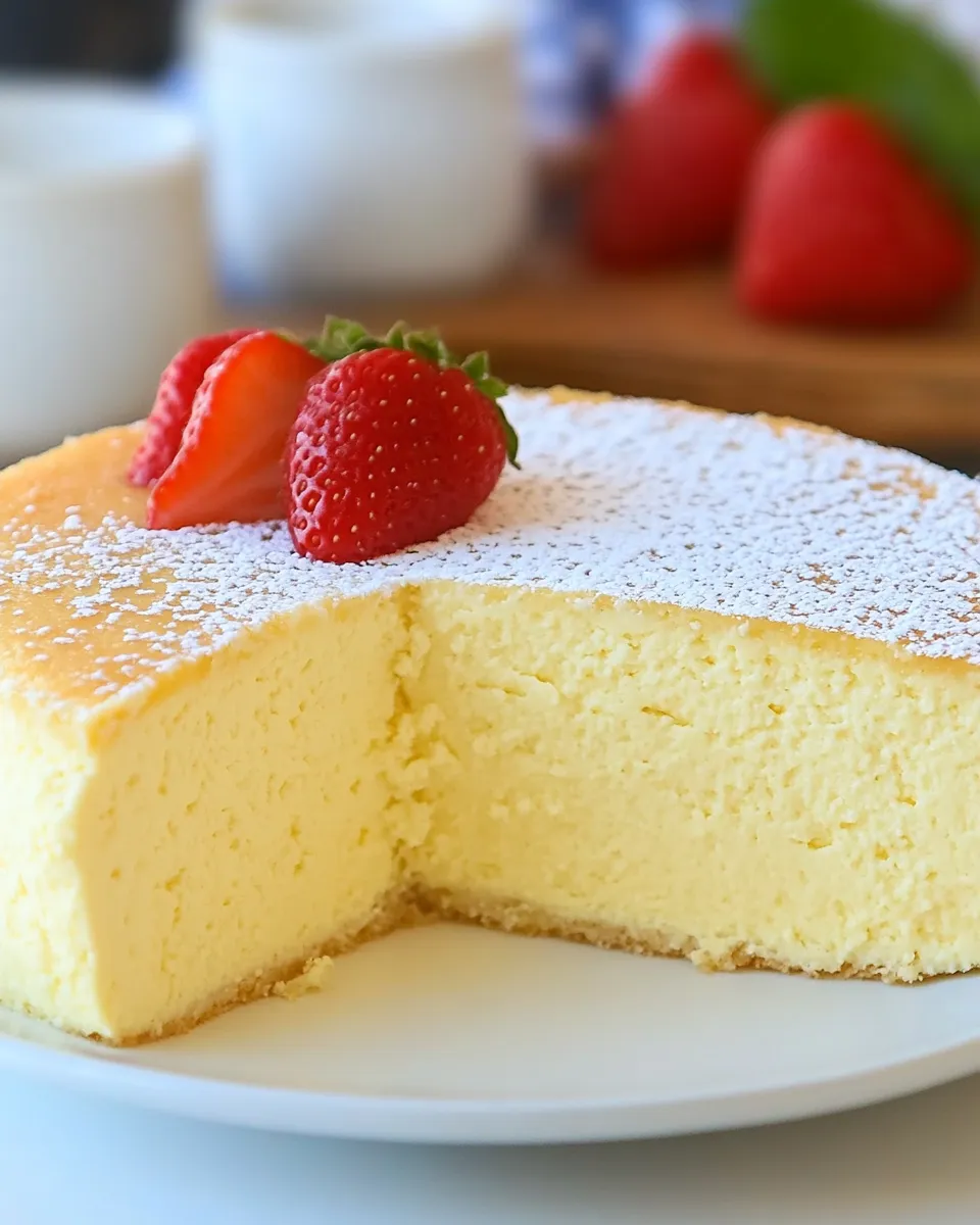 Classic Japanese Cheesecake image