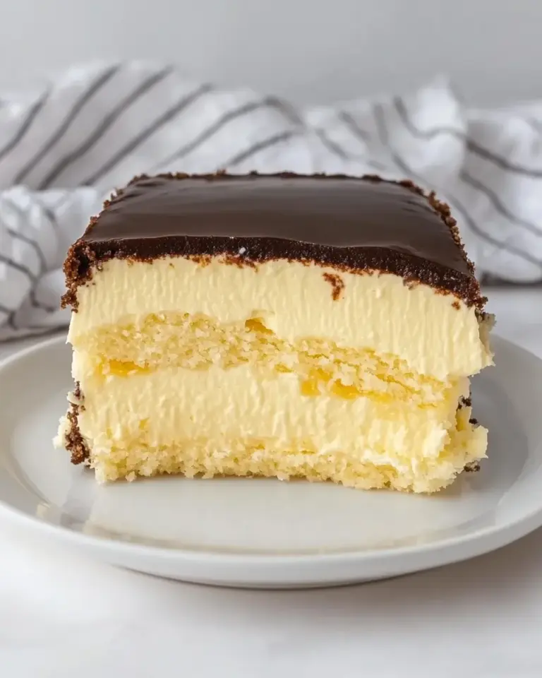 Homemade Keto Boston Cream Pie photo