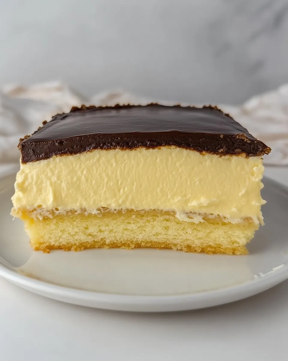 Easy Keto Boston Cream Pie recipe photo