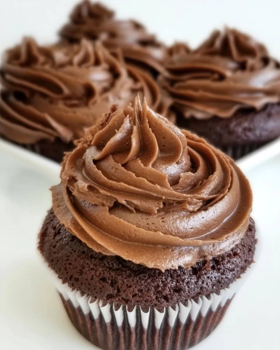 Homemade Keto Chocolate Cupcakes photo