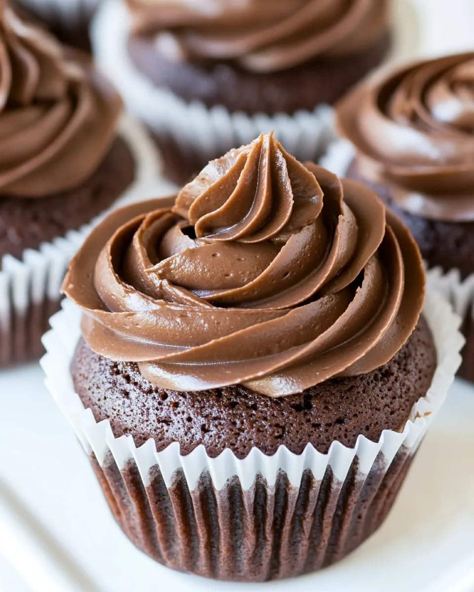 Delicious Keto Chocolate Cupcakes recipe photo