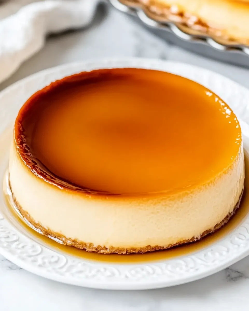 Easy Keto Flan recipe photo