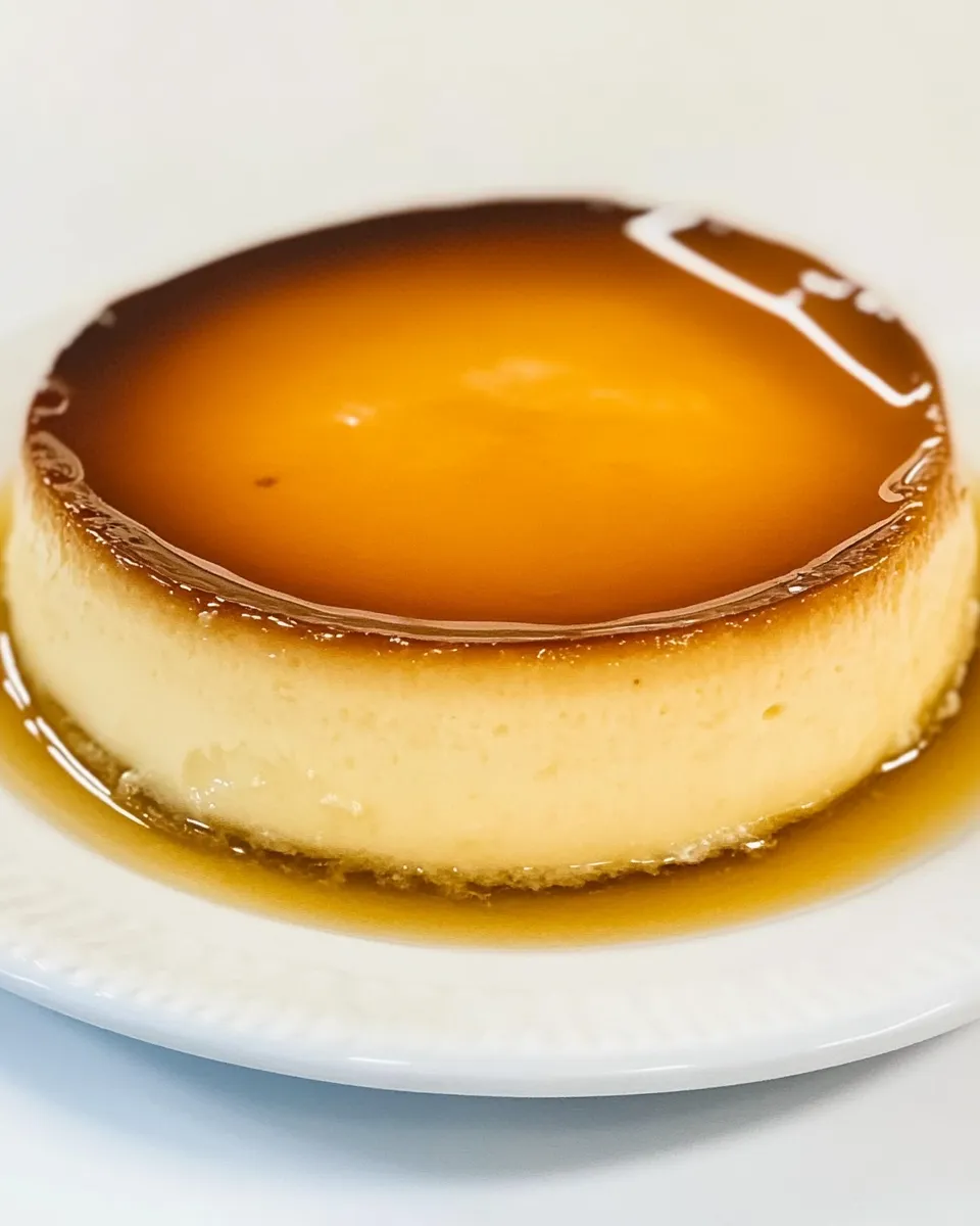 Delicious Keto Flan shot