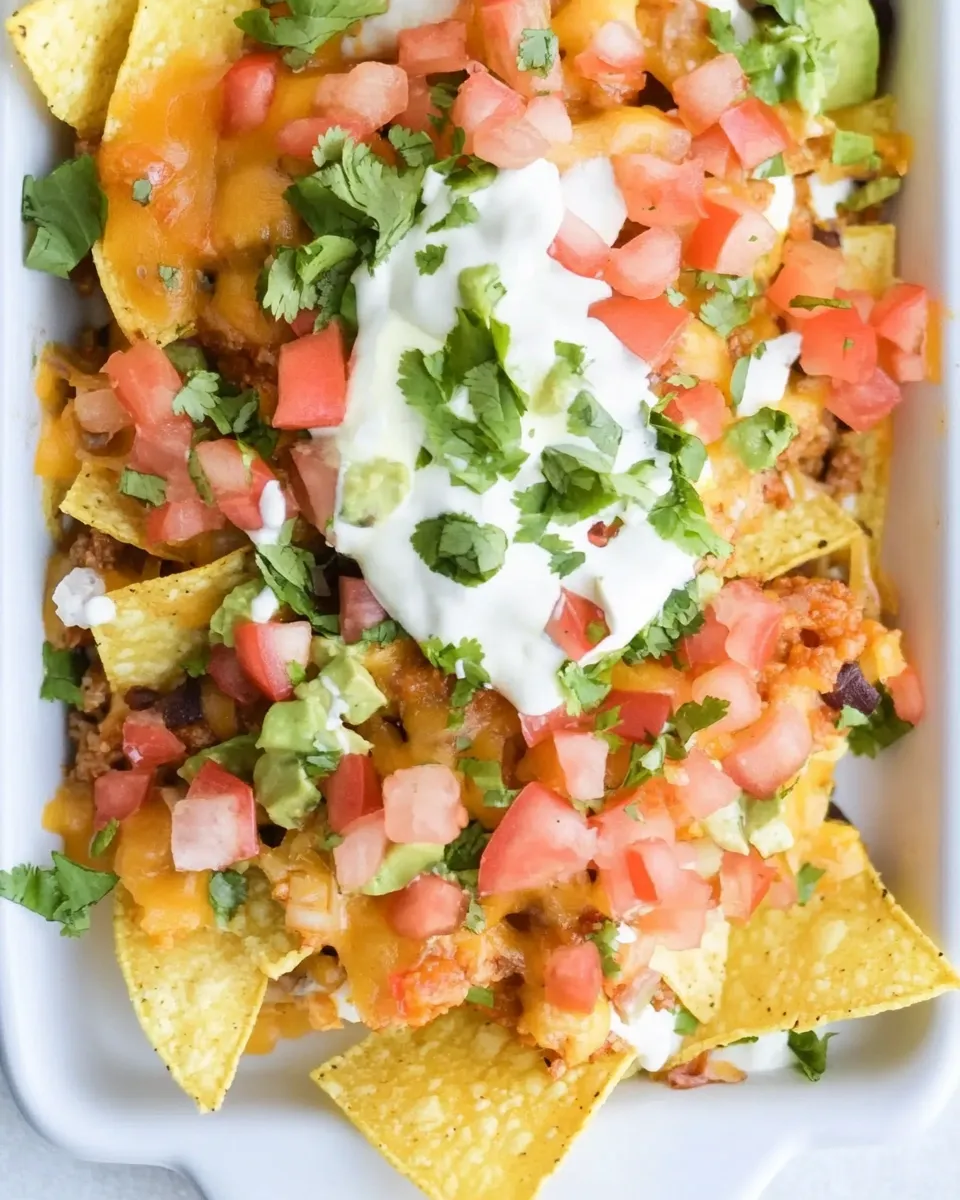 Delicious Keto Nachos food shot