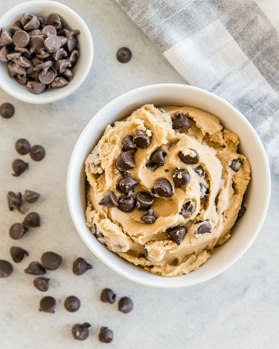 Delicious Keto Peanut Butter Edible Cookie Dough image