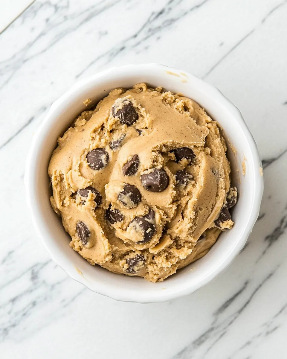 Easy Keto Peanut Butter Edible Cookie Dough dish photo