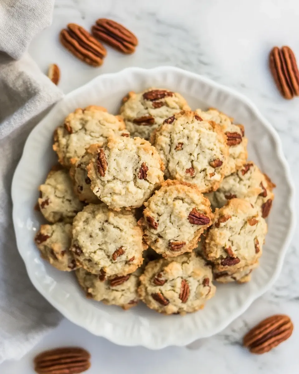 Classic Keto Pecan Shortbread Cookies image