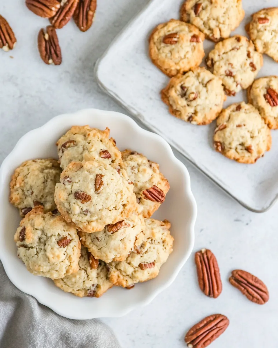 Easy Keto Pecan Shortbread Cookies recipe photo