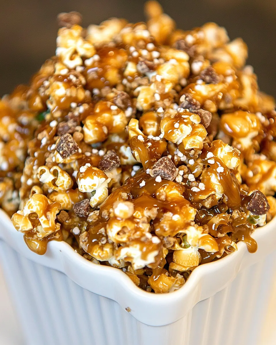 Delicious Kettle Chip Caramel Popcorn image