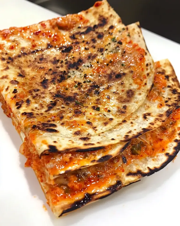 Homemade Kimchi Quesadilla photo