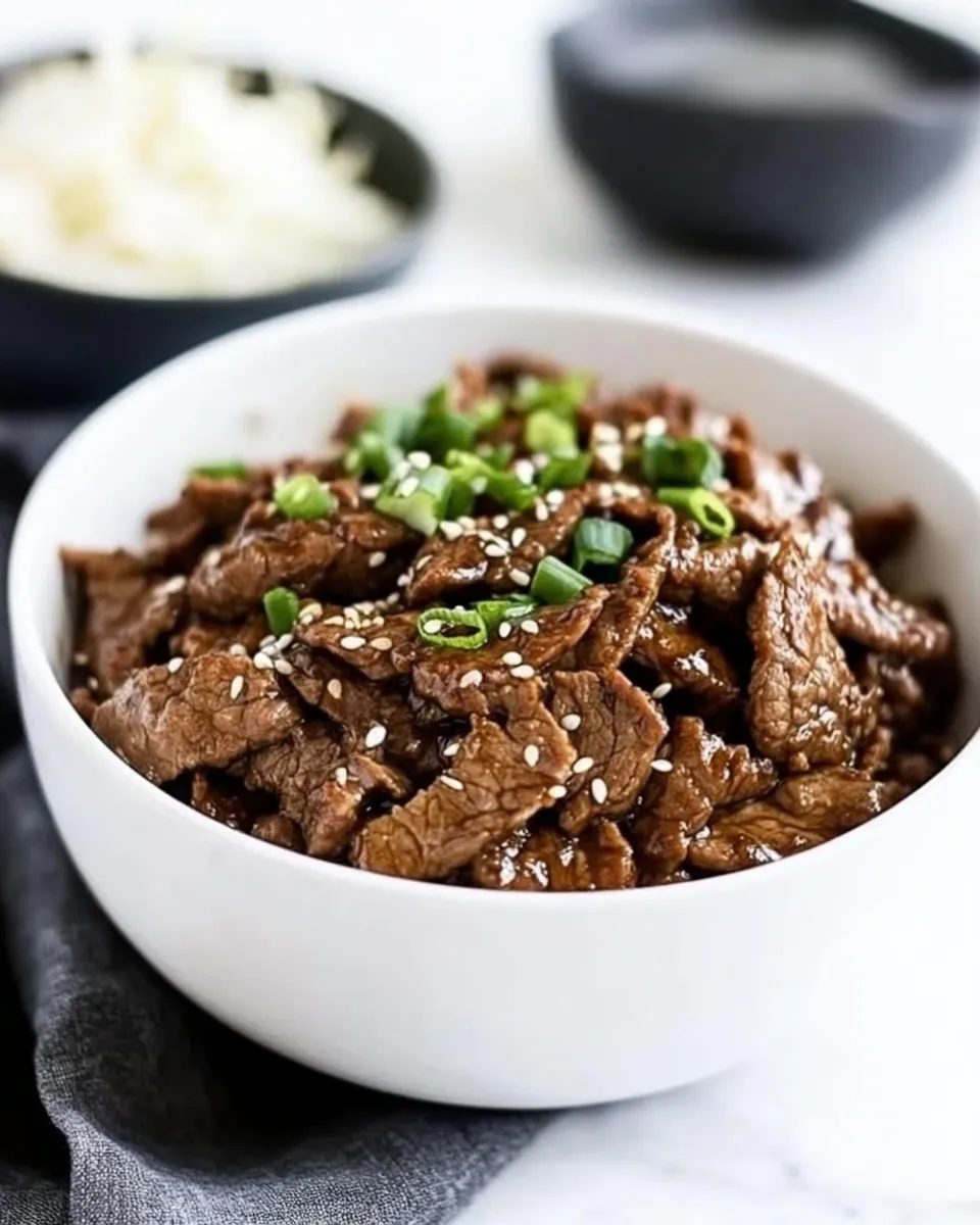 Easy Korean Beef Bulgogi Recipe shot
