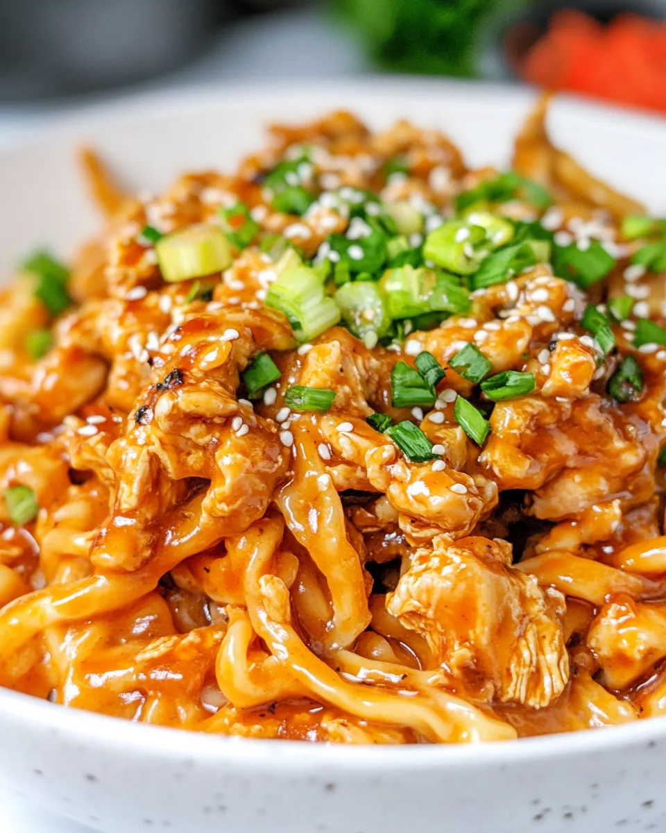 Classic Kung Pao Chicken Noodles image