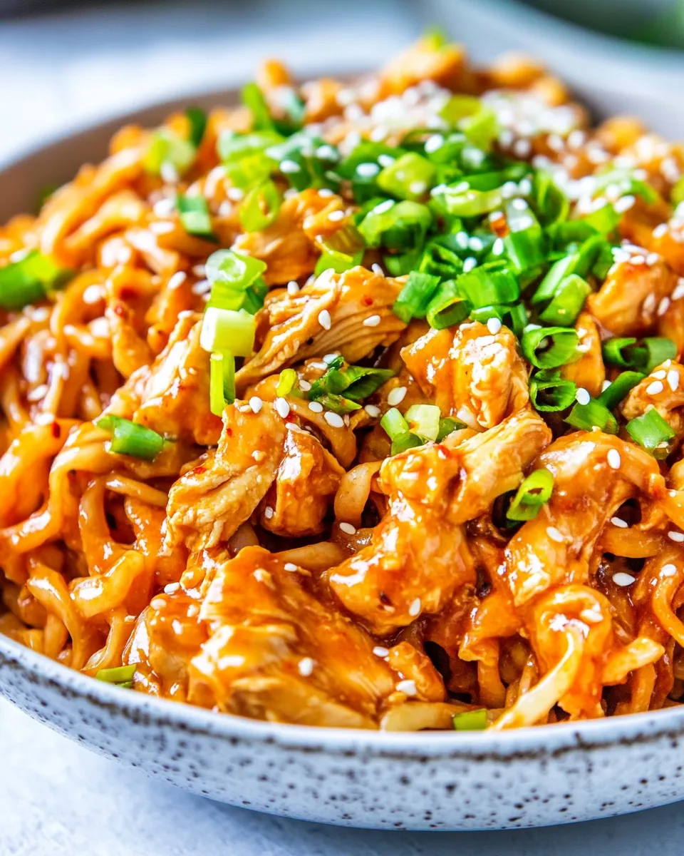 Easy Kung Pao Chicken Noodles recipe photo