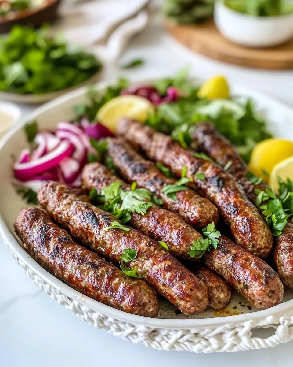 Homemade Lamb Sausage photo