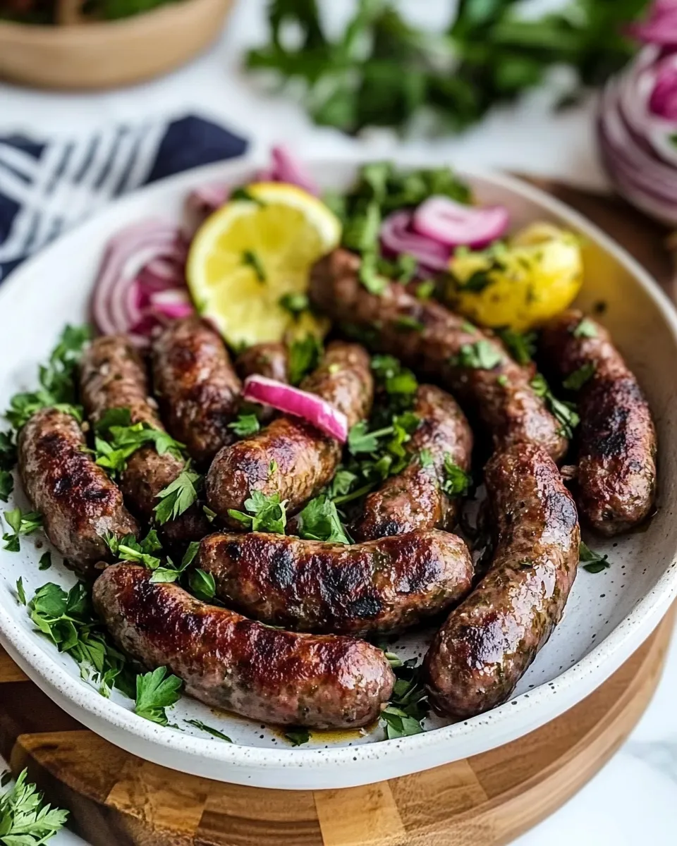 Delicious Lamb Sausage image