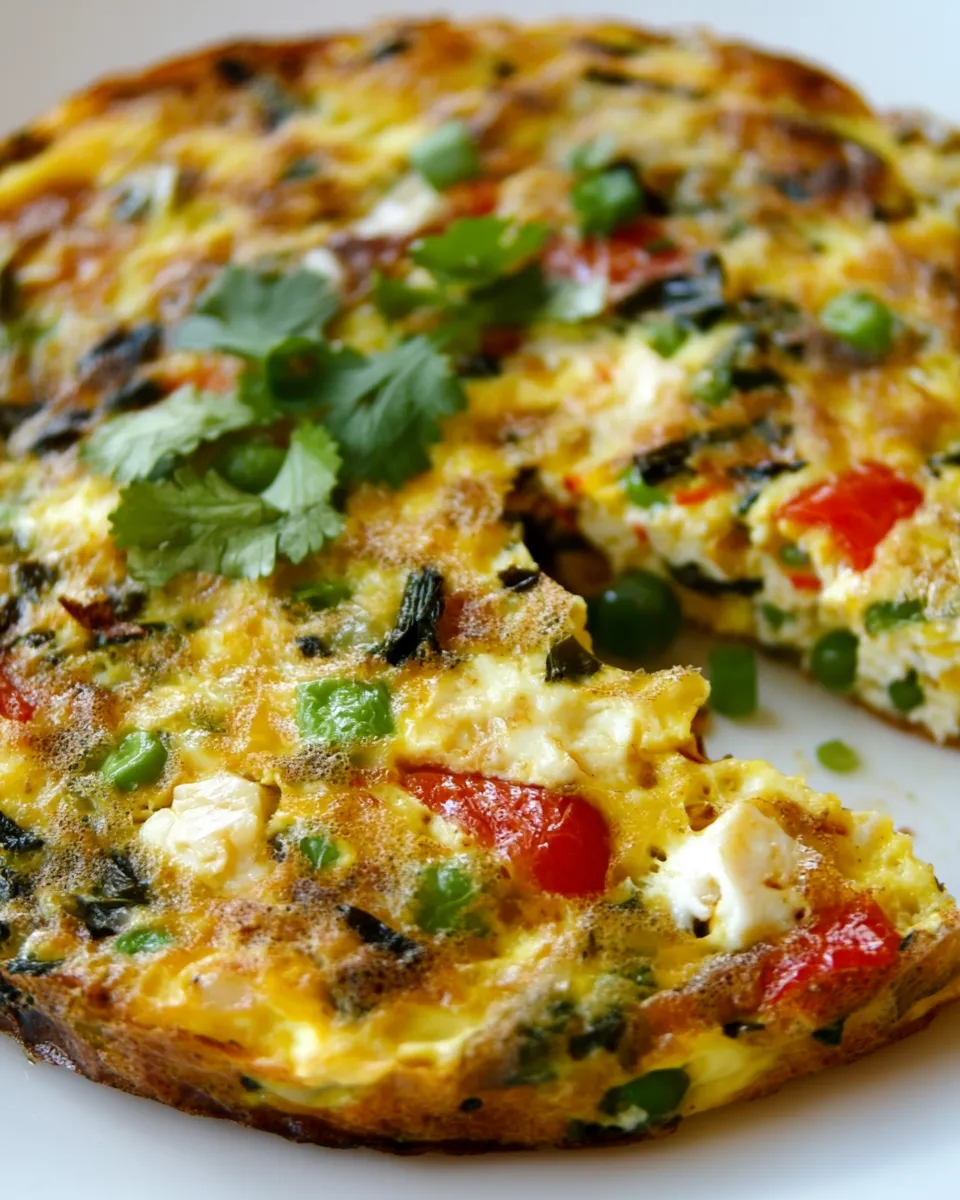 Delicious Leftover Veggie Frittata image